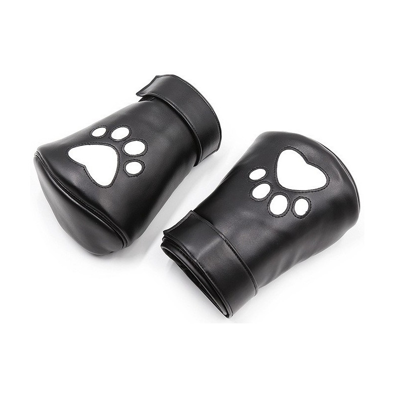 Kinky Puppy Bear PU Gloves